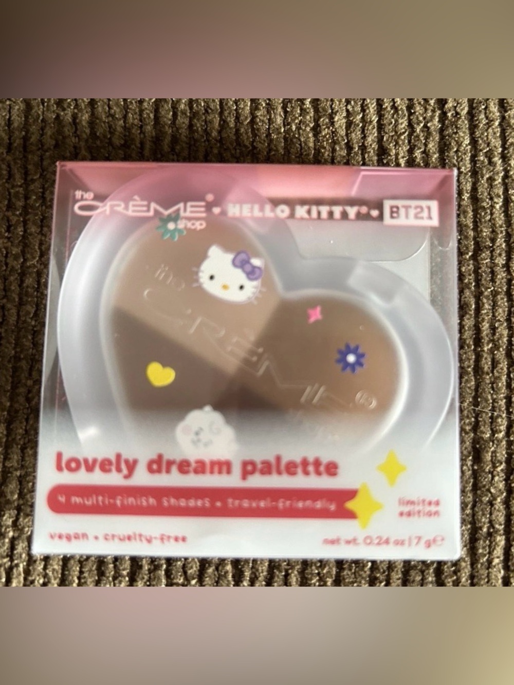 The Crème Shop x Hello Kitty BT21 Lovely Dream Eyeshadow Palette - Pink/Bronze
